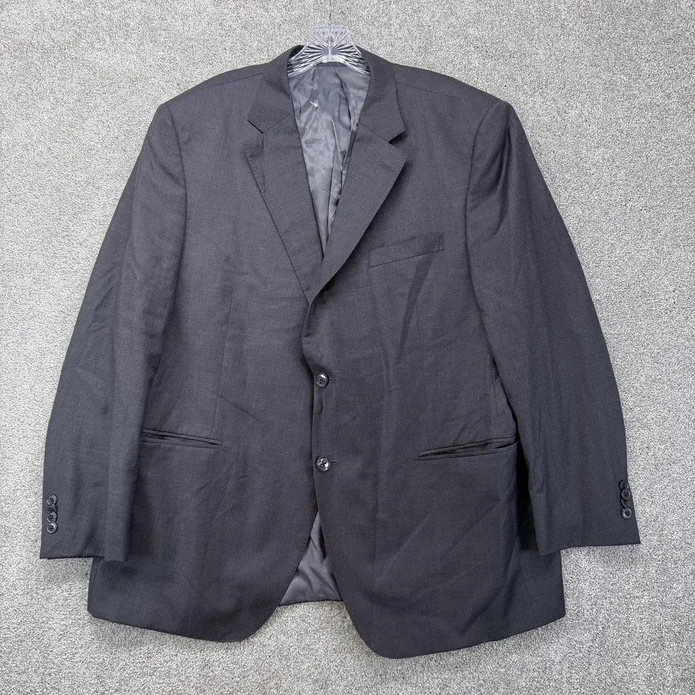 Peter Millar Blazer Mens 48R Gray Wool Two Button Sport Coat Jacket Canada